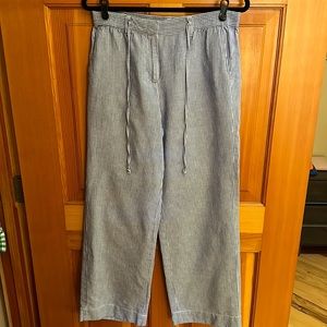 Talbots easy drawstring pants